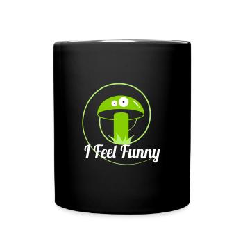 Champignon 0U812 - Mug uni - noir - Devant