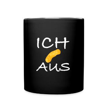 Ich flip aus | lustige Sprüche, Sarkasmus - Tasse einfarbig - Schwarz - Vorne