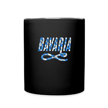 Bavaria - Tasse einfarbig - Schwarz - Vorne
