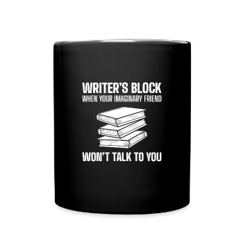 Author - Full Colour Mug - black - Front