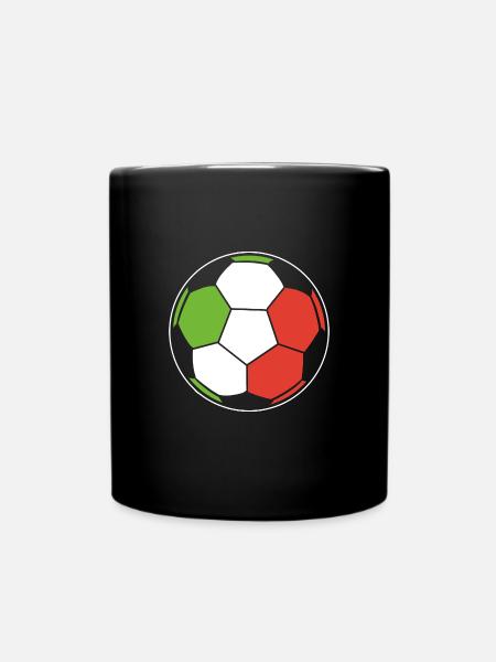 Italien Fußball - Tasse einfarbig - Schwarz