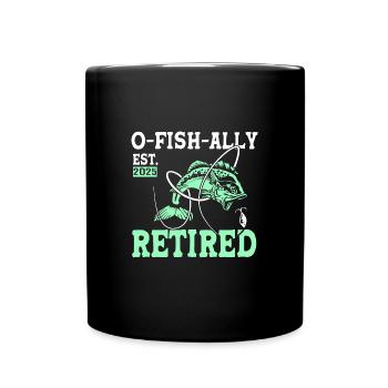 Retirement 2025 Pensioner Pension Pensioner - Full Colour Mug - black - Front