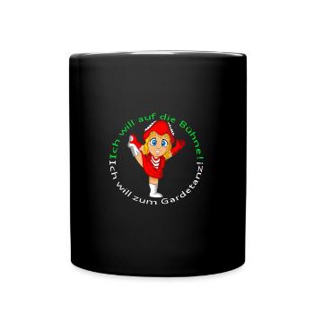 Funkenmariechen Gardetanz Geschenk - Tasse einfarbig - Schwarz - Vorne