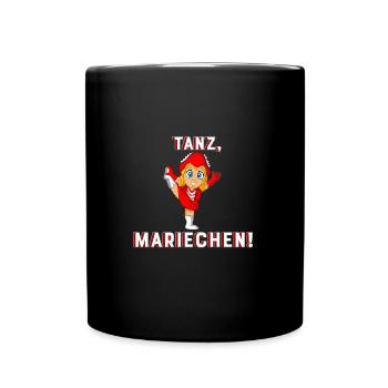 Funkenmariechen Gardetanz Geschenk - Tasse einfarbig - Schwarz - Vorne
