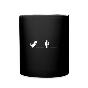 Dino - Mug uni - noir - Devant