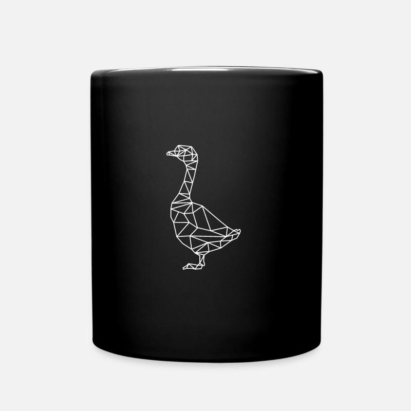 Gans - Tasse einfarbig - Schwarz