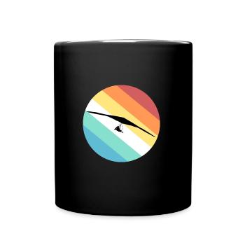 Hängegleitschirm - Tasse einfarbig - Schwarz - Vorne