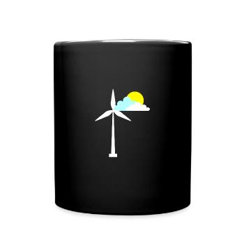 windmill - Full Colour Mug - black - Front