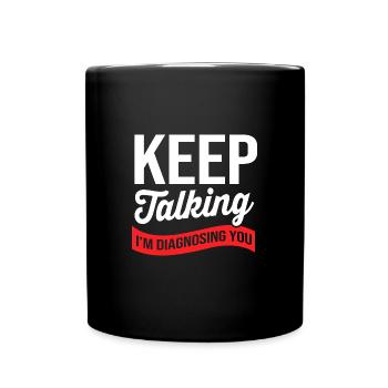 School psychologist - Full Colour Mug - black - Front