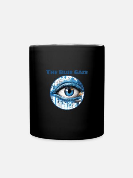 Œil bleu - Mug uni - noir