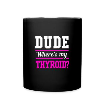 Cancer de la thyroïde Cancer de la thyroïde - Mug uni - noir - Devant