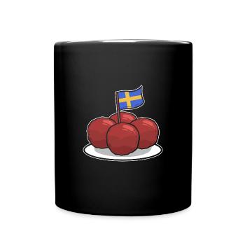 Suède Boulettes de viande suédoises - Mug uni - noir - Devant