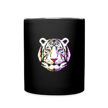 White Tiger - Full Colour Mug - black - Front