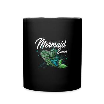 Pool Party - Tasse einfarbig - Schwarz - Vorne