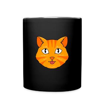 Tabby Cat - Full Colour Mug - black - Front