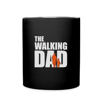 The Walking Dad fathers day gift son - Full Colour Mug - black - Front