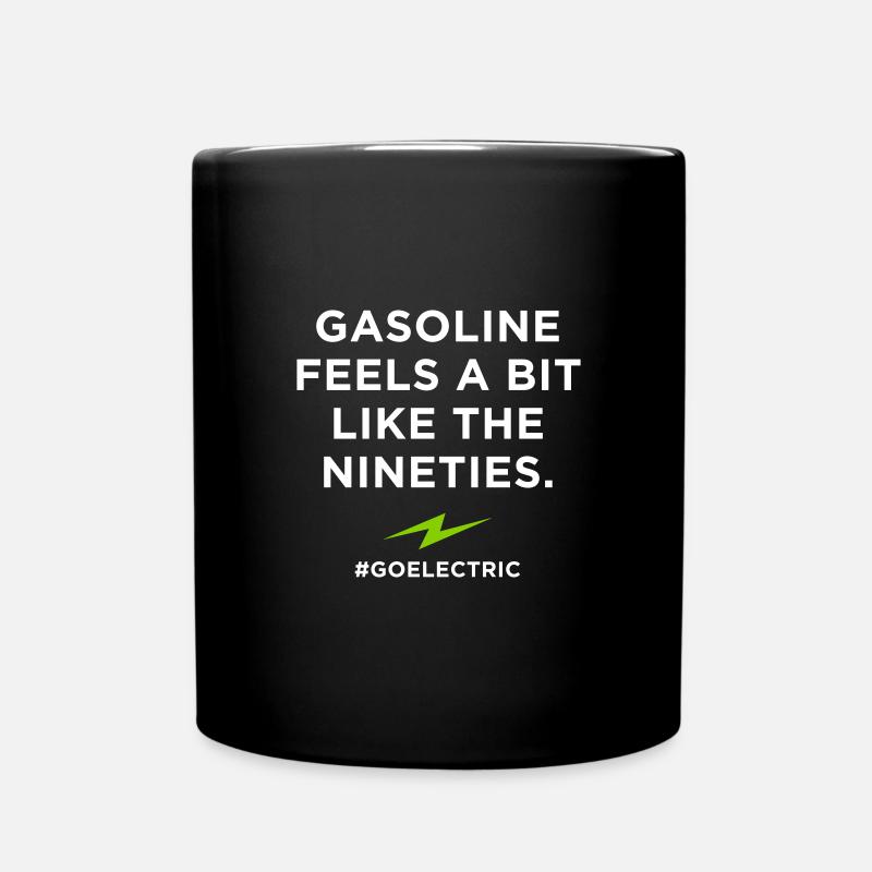Werden Sie elektrisch! Jeder mit einem Elektroauto kennt sich selbst. - Tasse einfarbig - Schwarz