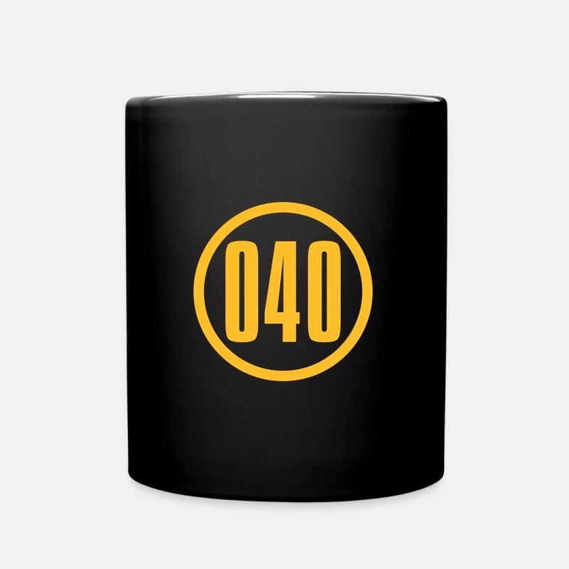 040 - EINDHOVEN - Tasse einfarbig - Schwarz