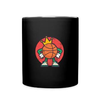 BASKETBALL DUNK SLAM DUNK COMIC TEAM KING MOTIV - Tasse einfarbig - Schwarz - Vorne