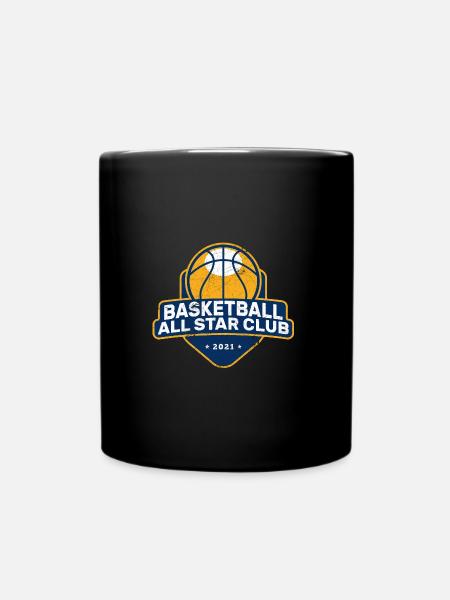 BASKETBALL ALL STAR CLUB DUNK SLAM TEAM KORB MOTIV - Tasse einfarbig - Schwarz