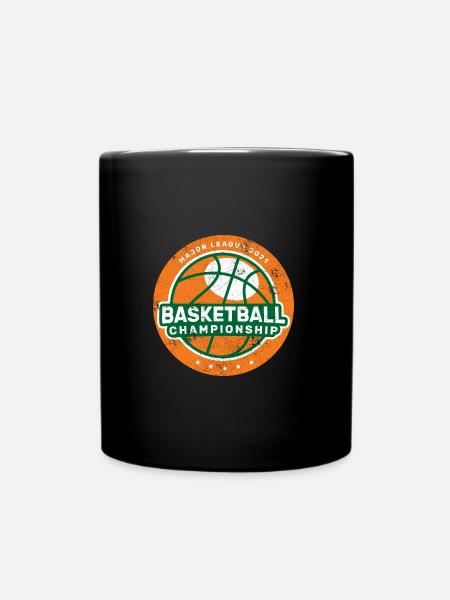 BASKETBALL DUNKING SLAM DUNK TEAM CHAMPION MOTIV - Tasse einfarbig - Schwarz