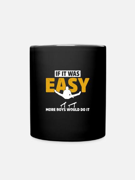 Gymnastique Acrobaties Cheerleading Gymnaste Gymnastique au sol - Mug uni - noir