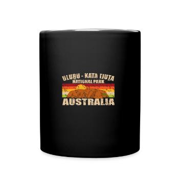 Uluru Kata Tjuta National Park Australia - Tasse einfarbig - Schwarz - Vorne