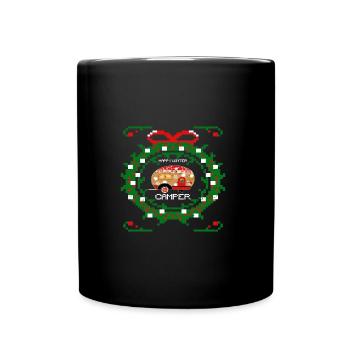 UGGLY HAPPY WINTER CAMPER - Tasse einfarbig - Schwarz - Vorne