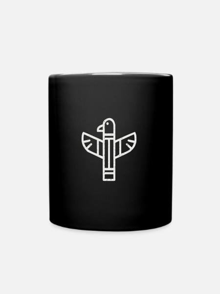 Totem canadien - Mug uni - noir