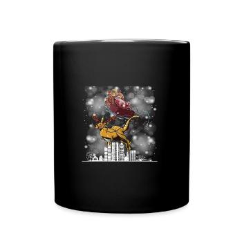 Christmas in Melbourne - Full Colour Mug - black - Front