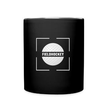 Feldhockey Hockeylegende Hockeyball Hockeysport - Tasse einfarbig - Schwarz - Vorne