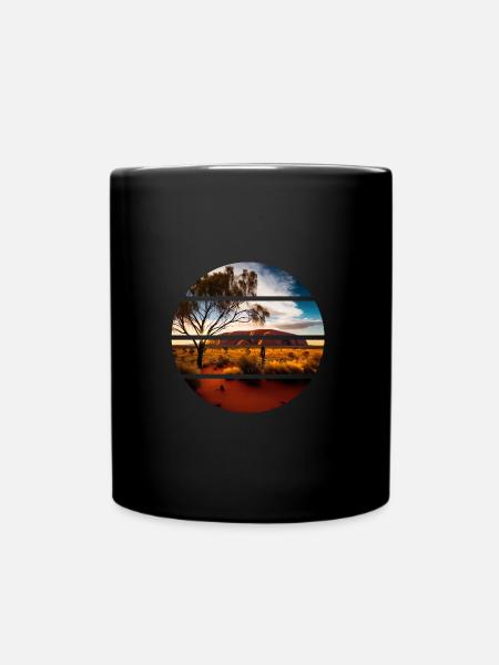 Uluru Australia Ayers Rock - Tasse einfarbig - Schwarz
