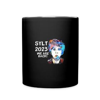 punks,sylt,ticket,punk,tauben,graffiti, - Mug uni - noir - Devant
