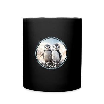 Ice bath baby - Full Colour Mug - black - Front