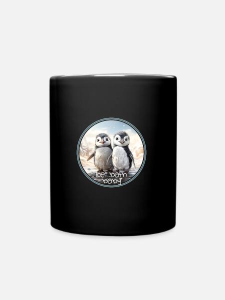 Ice bath baby - Tasse einfarbig - Schwarz