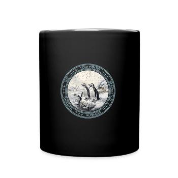 Southpole Antarctica Penguin Ice - Full Colour Mug - black - Front