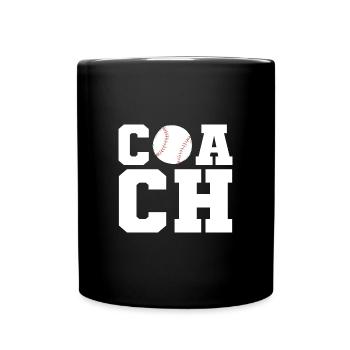 Softball Joueur Softball Entraîneur - Mug uni - noir - Devant