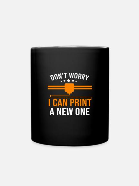 3D Printing Printing Prototype - Full Colour Mug - black