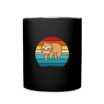 Sloth - Full Colour Mug - black - Front