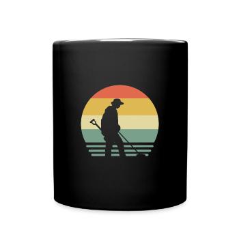 Détecteur de métaux - Mug uni - noir - Devant