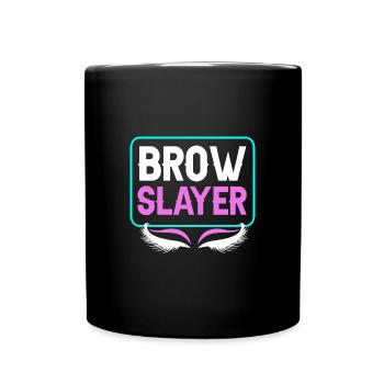 Kosmetikerin - Tasse einfarbig - Schwarz - Vorne
