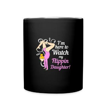 Gymnastics - Full Colour Mug - black - Front
