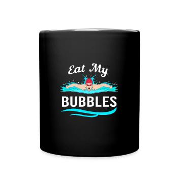 Natation Nageurs Piscine Moniteurs de natation - Mug uni - noir - Devant
