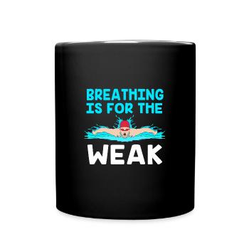 Natation Nageurs Piscine Moniteurs de natation - Mug uni - noir - Devant
