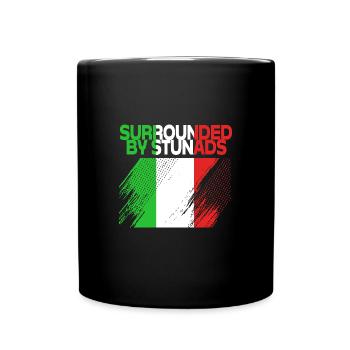 Italienisch Italia Italien - Tasse einfarbig - Schwarz - Vorne