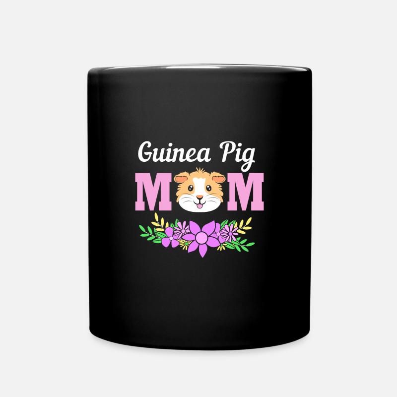 Meerschweinchen - Tasse einfarbig - Schwarz