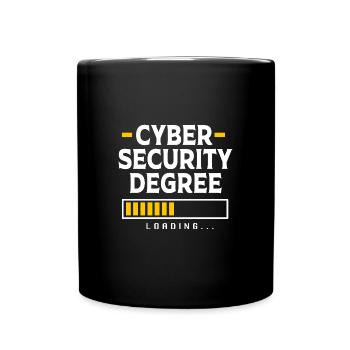 Cyber programmeur cybersécurité Hacker - Mug uni - noir - Devant