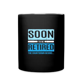 Retraité Retraité Retraité - Mug uni - noir - Devant
