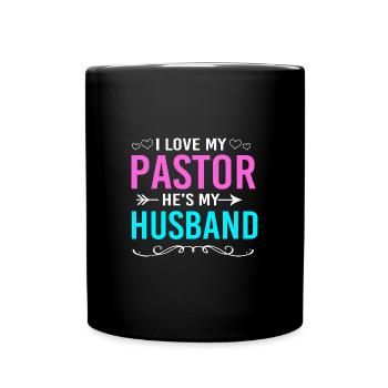 Pastor - Full Colour Mug - black - Front