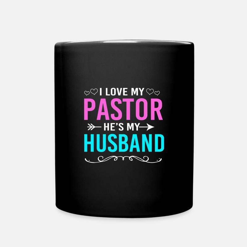 Pfarrer - Tasse einfarbig - Schwarz